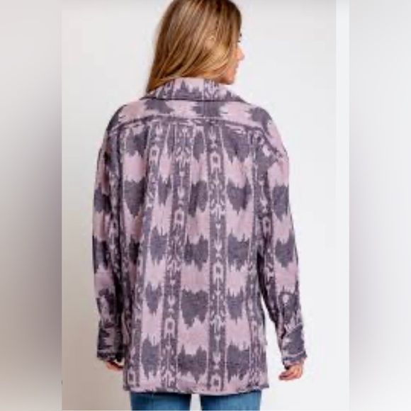 We the Free Izzie Cargo Jacquard Shirt - Picture 3 of 5